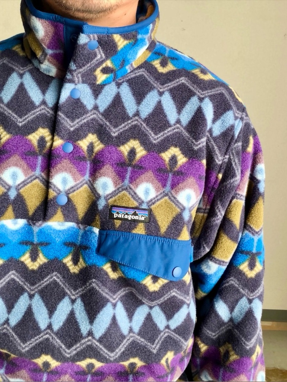 Patagonia Synchilla Snap-T Fleece Pullover Companions Big New Navy Blue Size XL - Picture 1 of 17